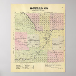 Póster Condado de Howard, Nebraska