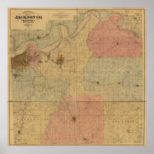Condado de Jackson, Mapa de Antigüedades de Misuri