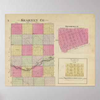 Póster Condado de Kearney, Deerfield, Lakin, Kansas