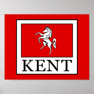 Póster Condado de Kent Inglaterra