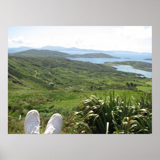 Póster Condado de Kerry, Irlanda (Frente)