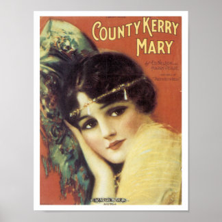 Póster Condado de Kerry Mary poster