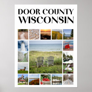 Póster Condado de la puerta, Wisconsin - Vistas escénicas