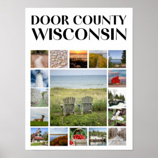 Póster Condado de la puerta, Wisconsin - Vistas escénicas