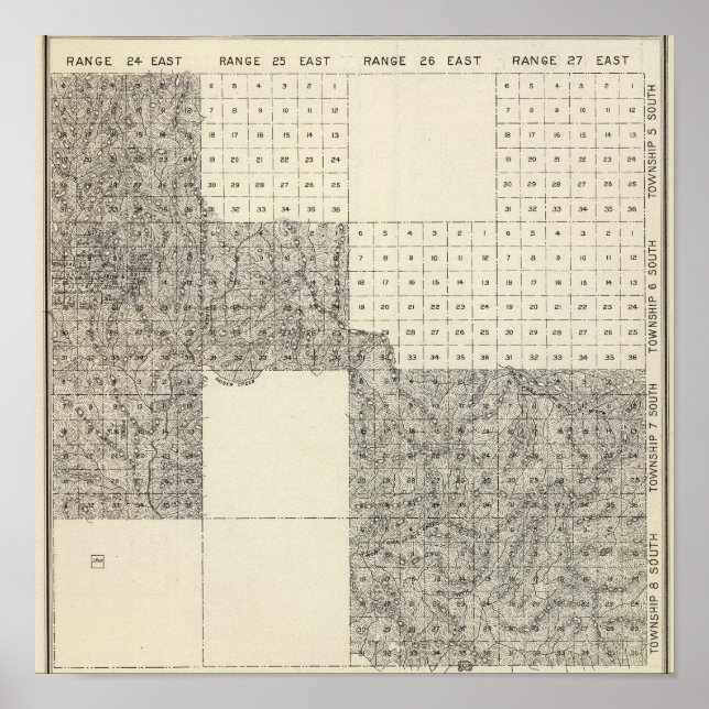 Póster Condado de Madera, California 11 (Frente)