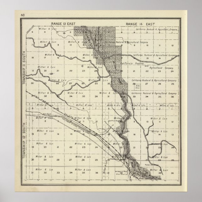 Póster Condado de Madera, California 6 (Frente)