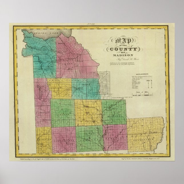 Póster Condado de Madison (Frente)