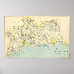Póster Condado de New Haven