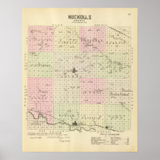 Póster Condado de Nuckolls, Nebraska