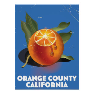 Póster Condado de Orange California