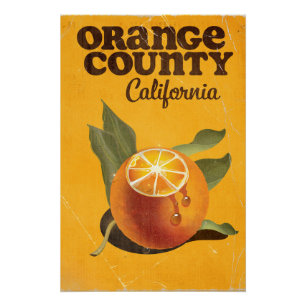 Póster Condado de Orange California