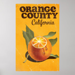 Póster Condado de Orange California