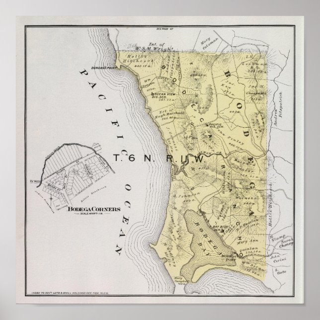 Póster Condado de Sonoma, California 15 (Frente)