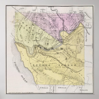 Póster Condado de Sonoma, California 8