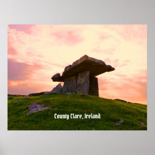 Póster Condado de Sunset Clare Dolmen