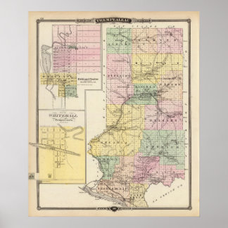 Póster Condado de Trempealeau, Wisconsin