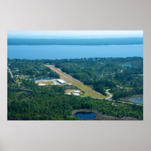 Póster Condado de Wakulla / Aeropuerto de Panacea (2J0) M
