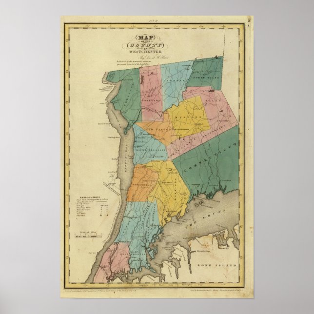 Póster Condado de Westchester (Frente)