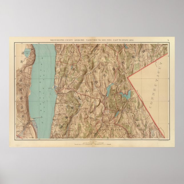 Póster Condado de Westchester (Frente)