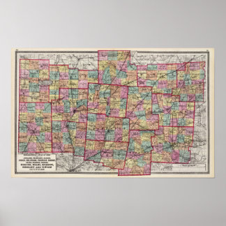 Póster Condados de Ohio 2