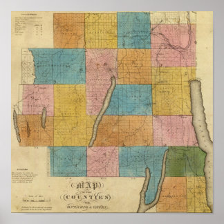 Póster Condados de Ontario, Yates