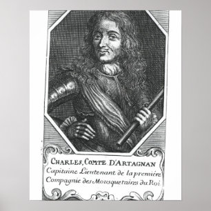 Póster Conde de Charles de Montesquiou de Artagnan
