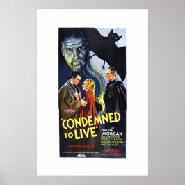 Póster Condenado a Vivir (xl)