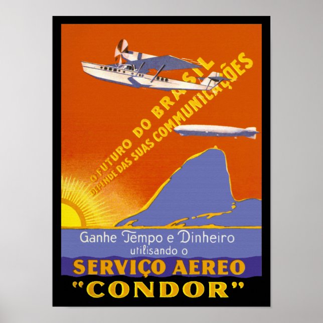 Póster Condor ~ Brazillian Air Service (Frente)