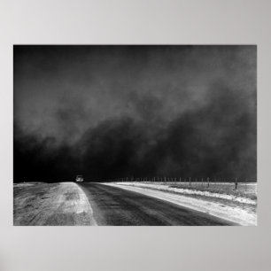 Póster Conducción de automóviles la lengua de territorio