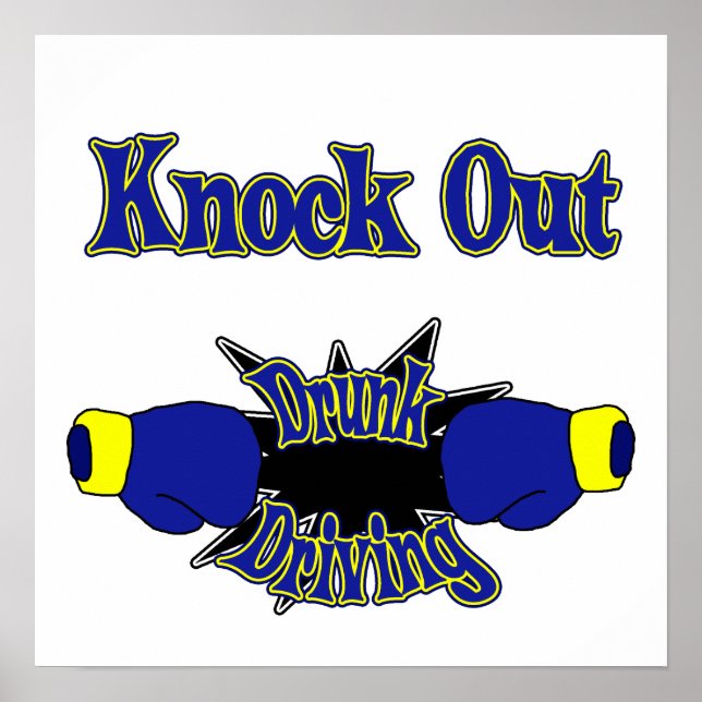 Póster Conducción en ebriedad (Frente)