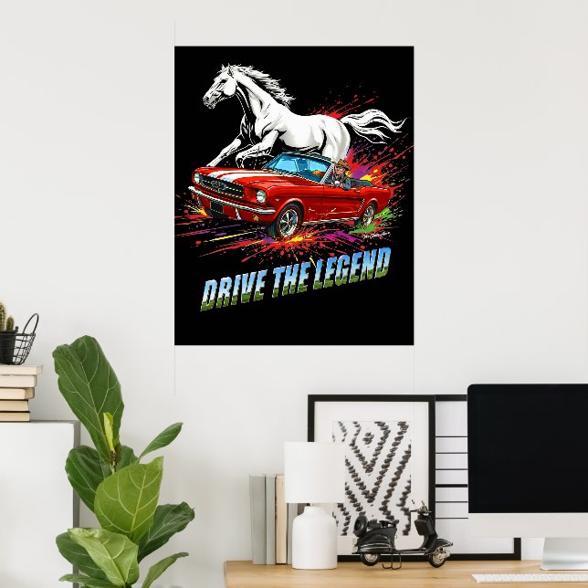 Póster Conduce la Leyenda v01 (Oficina en casa)