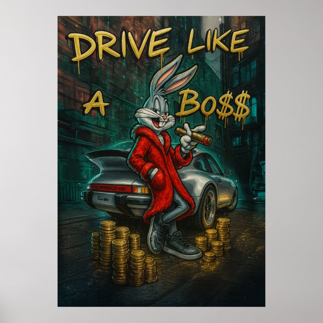 Póster conducir como un jefe (Frente)