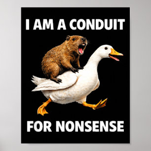 Póster Conducto sin sentido: divertido paseo en animal pa