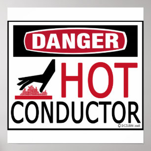 Póster Conductor caliente