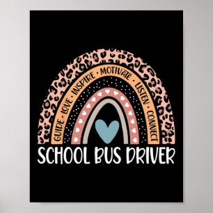 Póster Conductor De Autobuses 100 Días De Accidente Escol
