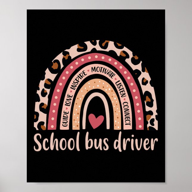 Póster Conductor De Autobuses 100 Días De Accidente Escol (Frente)
