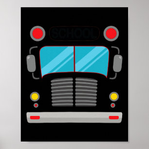 Póster Conductor De Autobuses Escolares Costume A Adultos