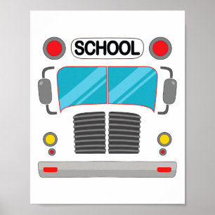 Póster Conductor De Autobuses Escolares Costume A Adultos