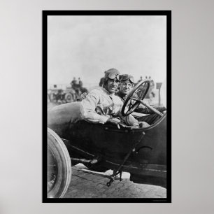 Póster Conductores de carreras automovilísticas Mercer 19