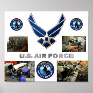 Póster Conectado a una máquina que mantiene las