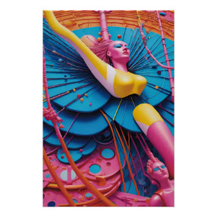 Póster Conectado al sueño - Ken Gage Art