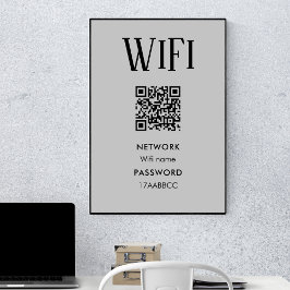 Póster Conectarse a Wifi | Buscar Para Conectar La Contra