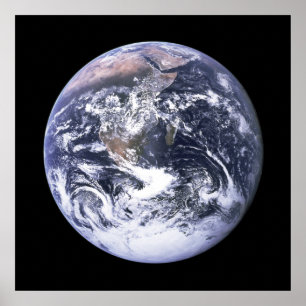 Póster Conecte a tierra de Apolo 17