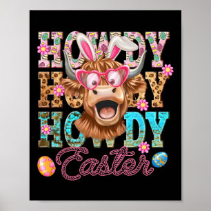 Póster Conejito de Pascua de Pascua de Pascua
