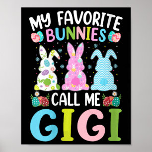 Póster Conejito Gigi Mujer Mis conejitos favoritos me lla