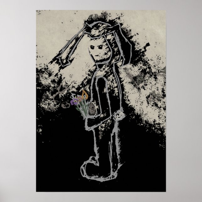 Póster conejito siniestro (Frente)