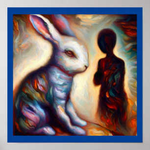 Póster Conejo animal espiritual 2