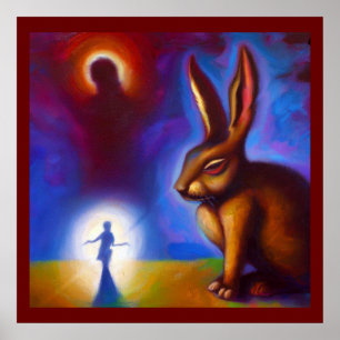 Póster Conejo animal espiritual 3