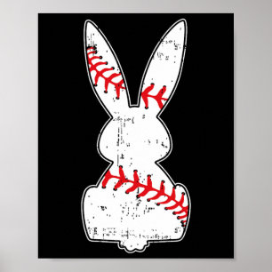 Póster Conejo Bysebyll Feliz Pascua Divertido Bysebyll Ni