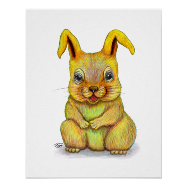 Póster Conejo de agua (Anverso)